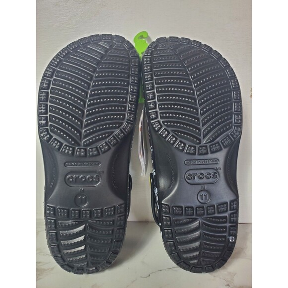 NWT Rare Crocs Classic Smiley World Men 11/ Womens 13 World Charm 207971-0C4